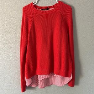Red sweater worn once